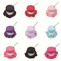 Reusable Drink Cover Scrunchie - Machine Washable - Fits Most Glasses