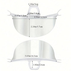 Transparent Anti-fog Face Mask Catering Protection Washable Mouth