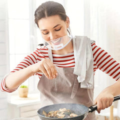 Transparent Anti-fog Face Mask Catering Protection Washable Mouth
