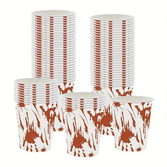50 Pcs Disposable Halloween Cups 250ml 8 45oz Halloween Plastic Cups