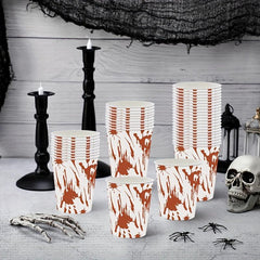 50 Pcs Disposable Halloween Cups 250ml 8 45oz Halloween Plastic Cups