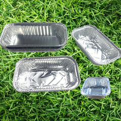 50pcs Aluminum Foil Bread Baking Mold Microwave Baking Tin