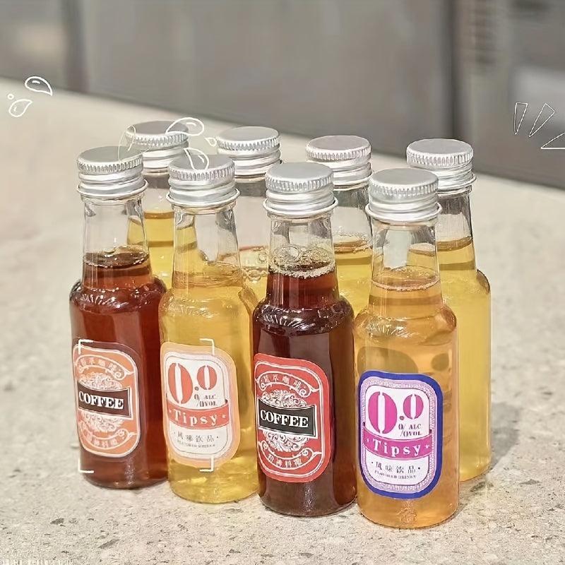50 100pcs 1 7oz 50ml Mini Liquor Bottles with Lids and Funnels