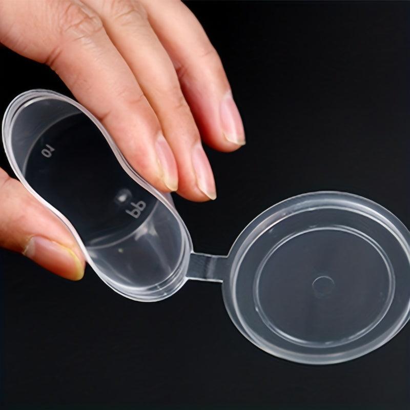 5pcs 50ml Disposable Cups with Lids for Condiments, Sauces