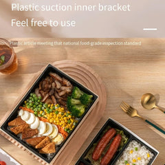 3pcs Disposable Fast Food Box Sushi Seafood Salad Packaging Containers