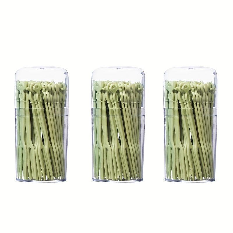 150Pcs Mini Fruit Forks Multicolor Appetizer Dessert Tasting Party Favor