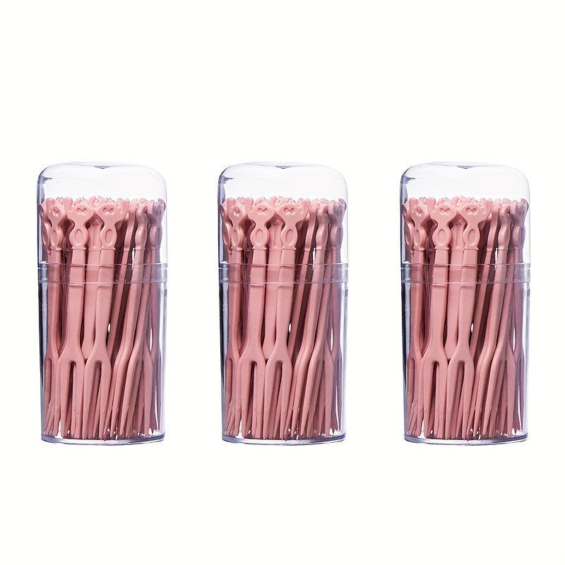 150Pcs Mini Fruit Forks Multicolor Appetizer Dessert Tasting Party Favor
