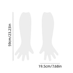 10pcs Disposable Long Dishwashing Gloves Tight Durable Waterproof Gloves