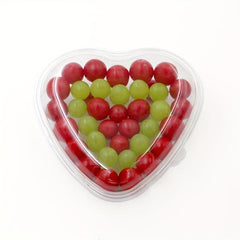 5pcs Heart-shaped Disposable Fruit Box 500g Thickened Fruit Packaging Box