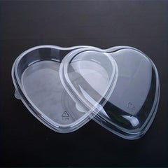 5pcs Heart-shaped Disposable Fruit Box 500g Thickened Fruit Packaging Box