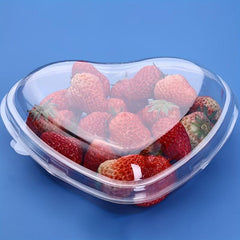 5pcs Heart-shaped Disposable Fruit Box 500g Thickened Fruit Packaging Box
