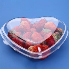 5pcs Heart-shaped Disposable Fruit Box 500g Thickened Fruit Packaging Box