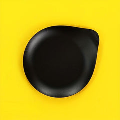 5pcs Water Drop Plates Thickened Plastic Plates Disposable Tableware