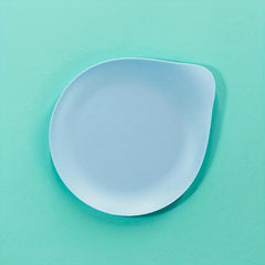 5pcs Water Drop Plates Thickened Plastic Plates Disposable Tableware