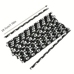 25pcs Halloween Paper Straws Pumpkin Bat Spider Web Pattern Straws
