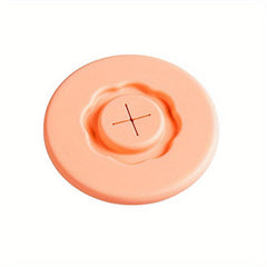 Silicone Cup Lid Glass Drink Cover with Straw Hole