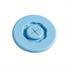 Silicone Cup Lid Glass Drink Cover with Straw Hole