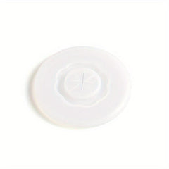 Silicone Cup Lid Glass Drink Cover with Straw Hole
