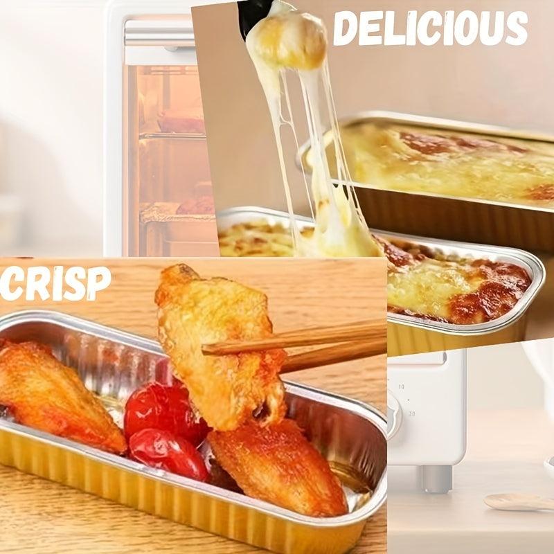 30pcs Aluminum Foil Pans 200ml Disposable Food Containers Air Fryer Liners