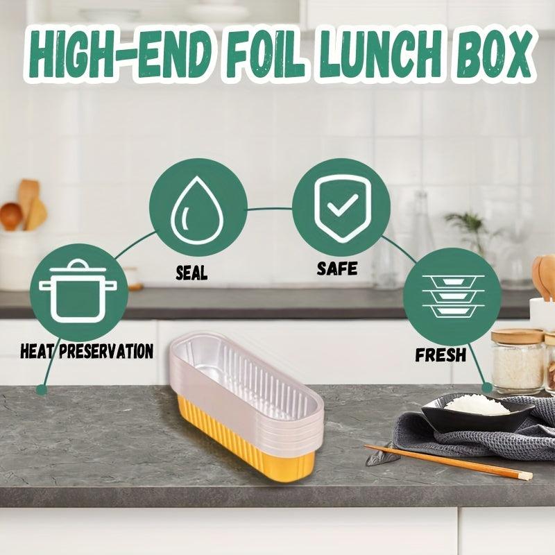 30pcs Aluminum Foil Pans 200ml Disposable Food Containers Air Fryer Liners