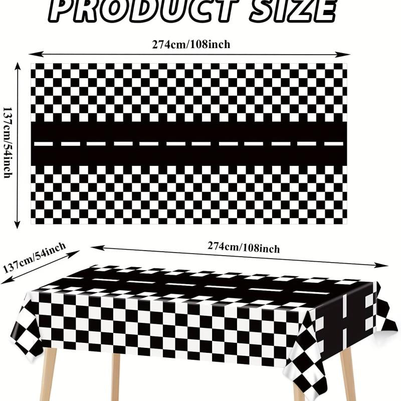 20pcs Racing Cars Theme Party Tableware Set Disposable Trays Tissues Tablecloth