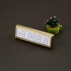 Metal Base Jewelry Number Cube Tags Pop Pricing Sign Display Stand