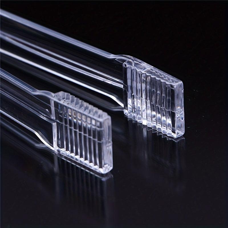 10Pcs Ice Cube Tongs Buffet Serving Sturdy Plastic Kitchen Cooking Tongs
