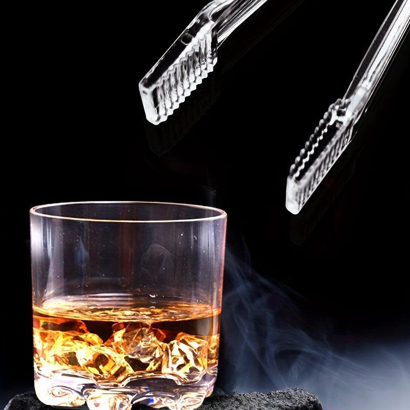 10Pcs Ice Cube Tongs Buffet Serving Sturdy Plastic Kitchen Cooking Tongs