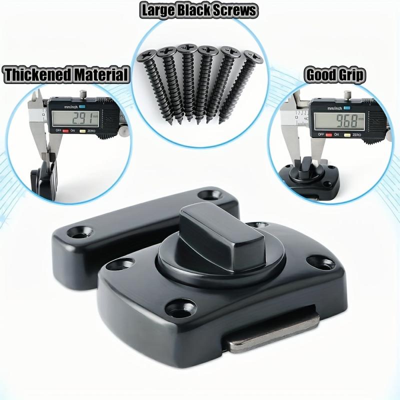 Home Security Door Lock Rotate Bolt Latch Gate Latches Door Slide Lock