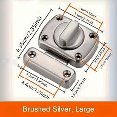Home Security Door Lock Rotate Bolt Latch Gate Latches Door Slide Lock