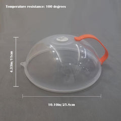 Microwave Oven Splash-proof Cover Hanging Holes