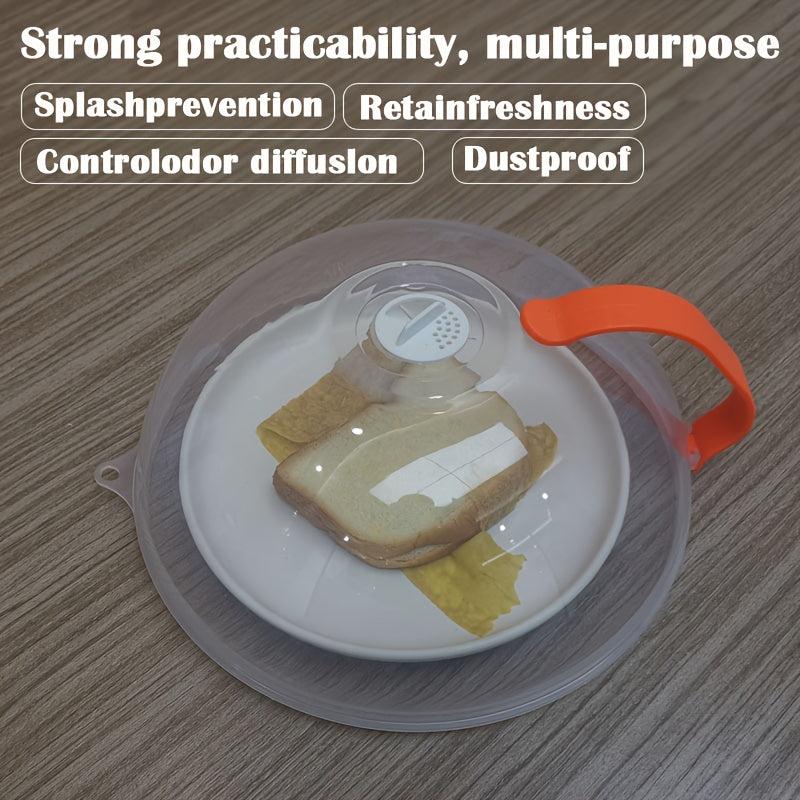 Microwave Oven Splash-proof Cover Hanging Holes