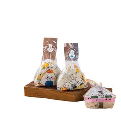 50pcs Triangle Onigiri Wrappers Easy Tear Sushi Packaging Bag