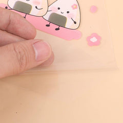 50pcs Triangle Onigiri Wrappers Easy Tear Sushi Packaging Bag