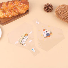 50pcs Triangle Onigiri Wrappers Easy Tear Sushi Packaging Bag