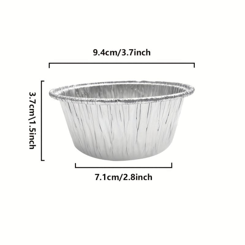 50pcs Disposable Souffle Baking Cup 3.7 inch Tart Cake Mold Halloween