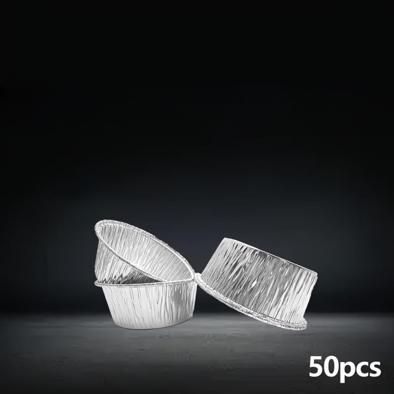 50pcs Disposable Souffle Baking Cup 3.7 inch Tart Cake Mold Halloween