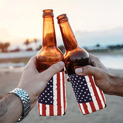 4pcs American Flag Reusable Coffee Cup Sleeves Insulated Cup Cover