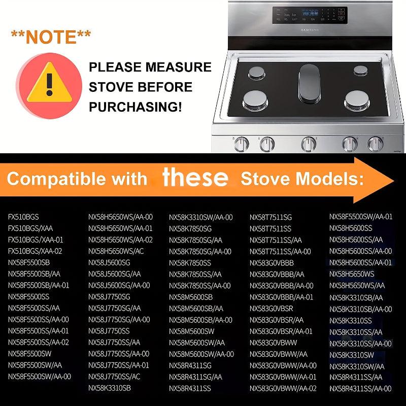 Gas Range Stove Cover Protects Burners Non Stick Liner