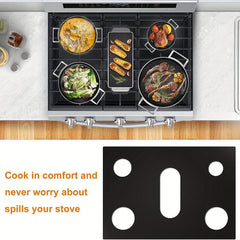 Gas Range Stove Cover Protects Burners Non Stick Liner