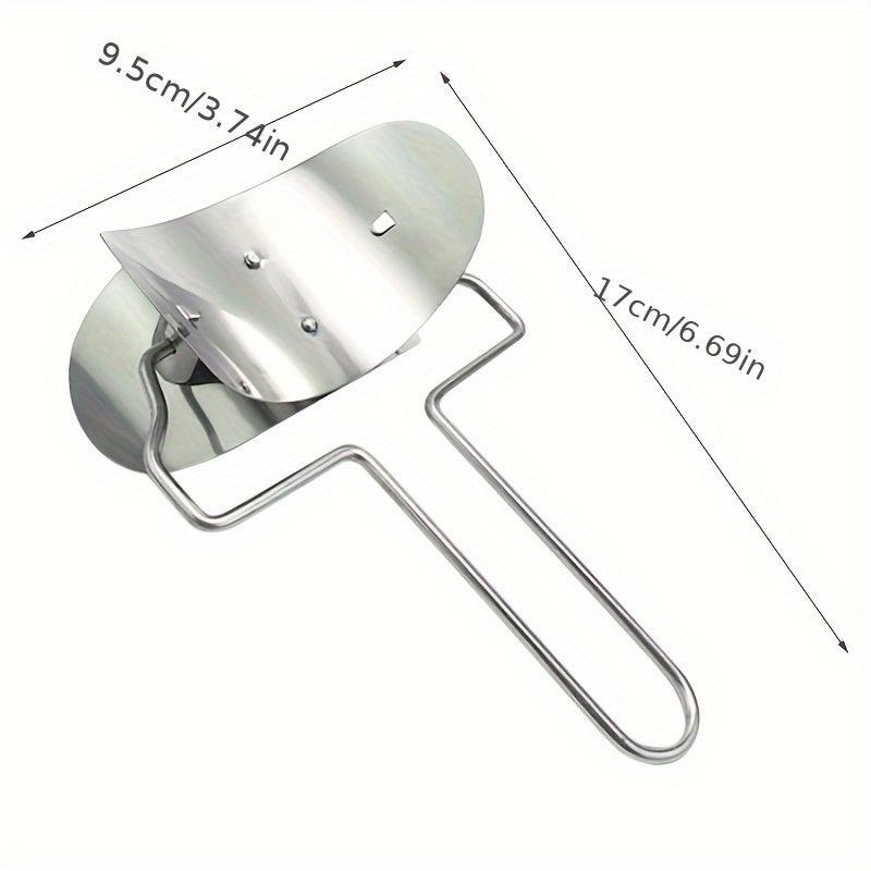 2pcs Stainless Steel Dumpling Skin Maker for Homemade Dumplings and Wontons