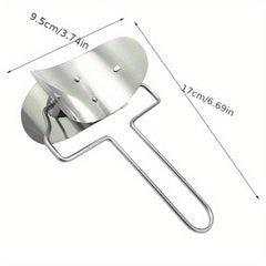 2pcs Stainless Steel Dumpling Skin Maker for Homemade Dumplings and Wontons
