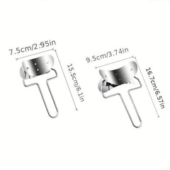 2pcs Stainless Steel Dumpling Skin Maker for Homemade Dumplings and Wontons