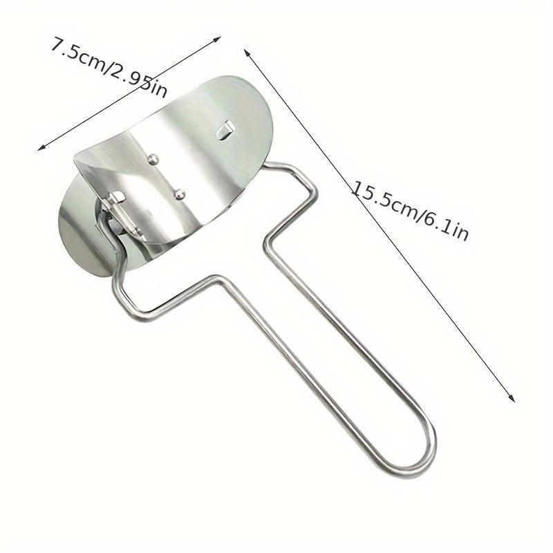 2pcs Stainless Steel Dumpling Skin Maker for Homemade Dumplings and Wontons