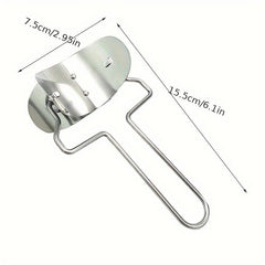 2pcs Stainless Steel Dumpling Skin Maker for Homemade Dumplings and Wontons