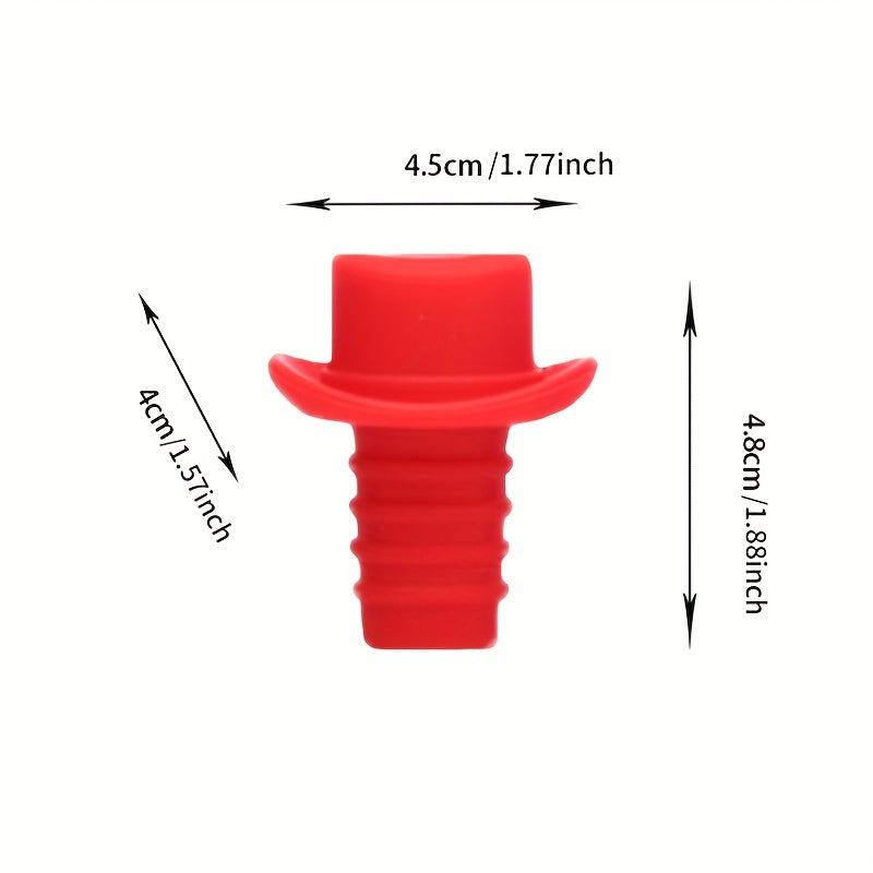 1pc Wine Stopper Silicone Bottle Stopper For Bottles Cap Wine Cork