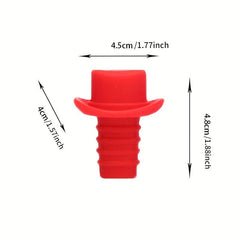 1pc Wine Stopper Silicone Bottle Stopper For Bottles Cap Wine Cork