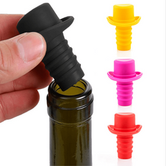 1pc Wine Stopper Silicone Bottle Stopper For Bottles Cap Wine Cork