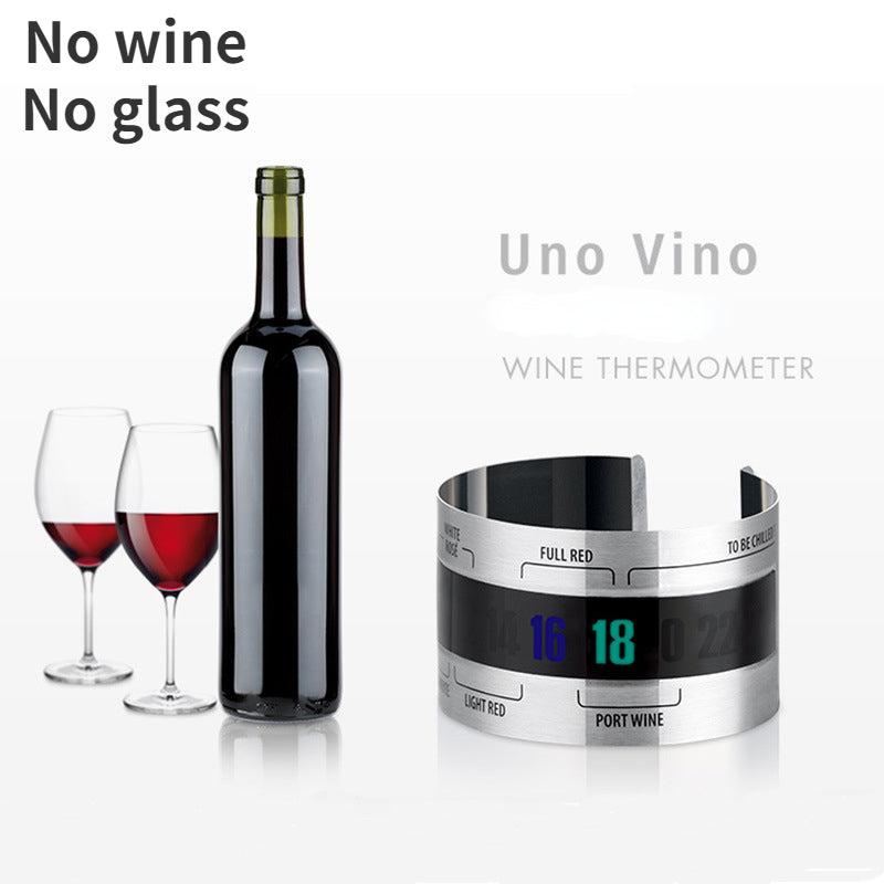 Stainless Steel Wine Bracelet Thermometer for Red Wine Beer Homebrewing