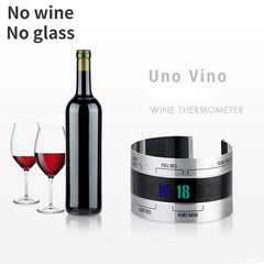 Stainless Steel Wine Bracelet Thermometer for Red Wine Beer Homebrewing